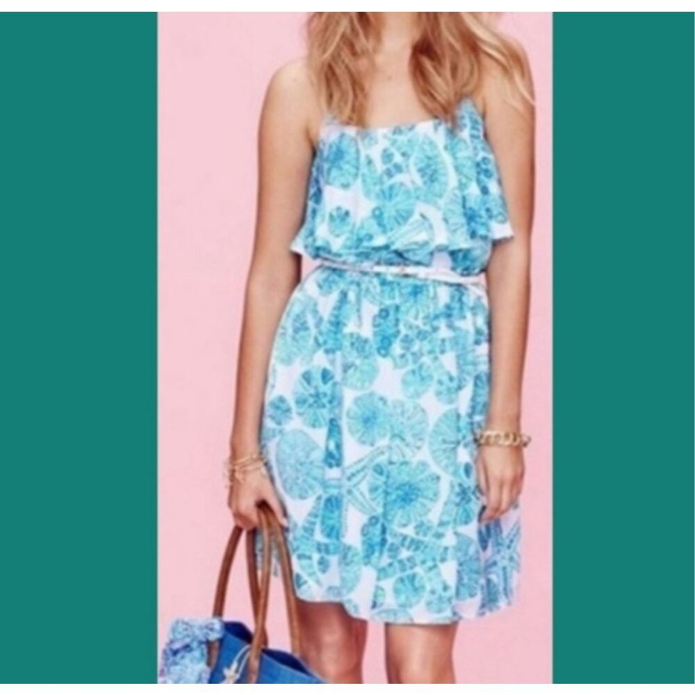 Lilly Pulitzer Target Starfish Sea Urchin For You Flounce Dress Large